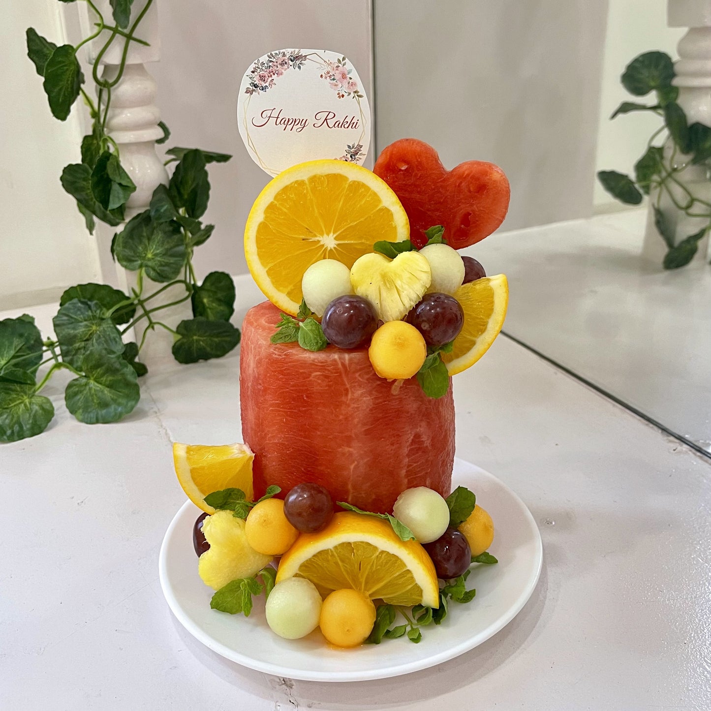 Watermelon Rakhi Cake