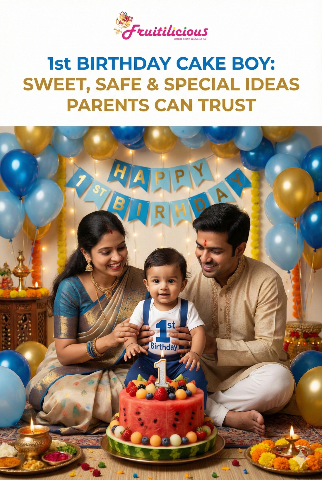 1st Birthday Cake Boy: Sweet, Safe & Special Ideas Parents Can Trust