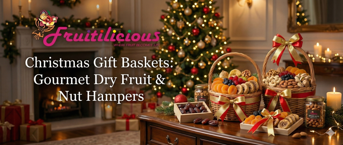 Christmas Gift Baskets: Gourmet Dry Fruit & Nut Hampers
