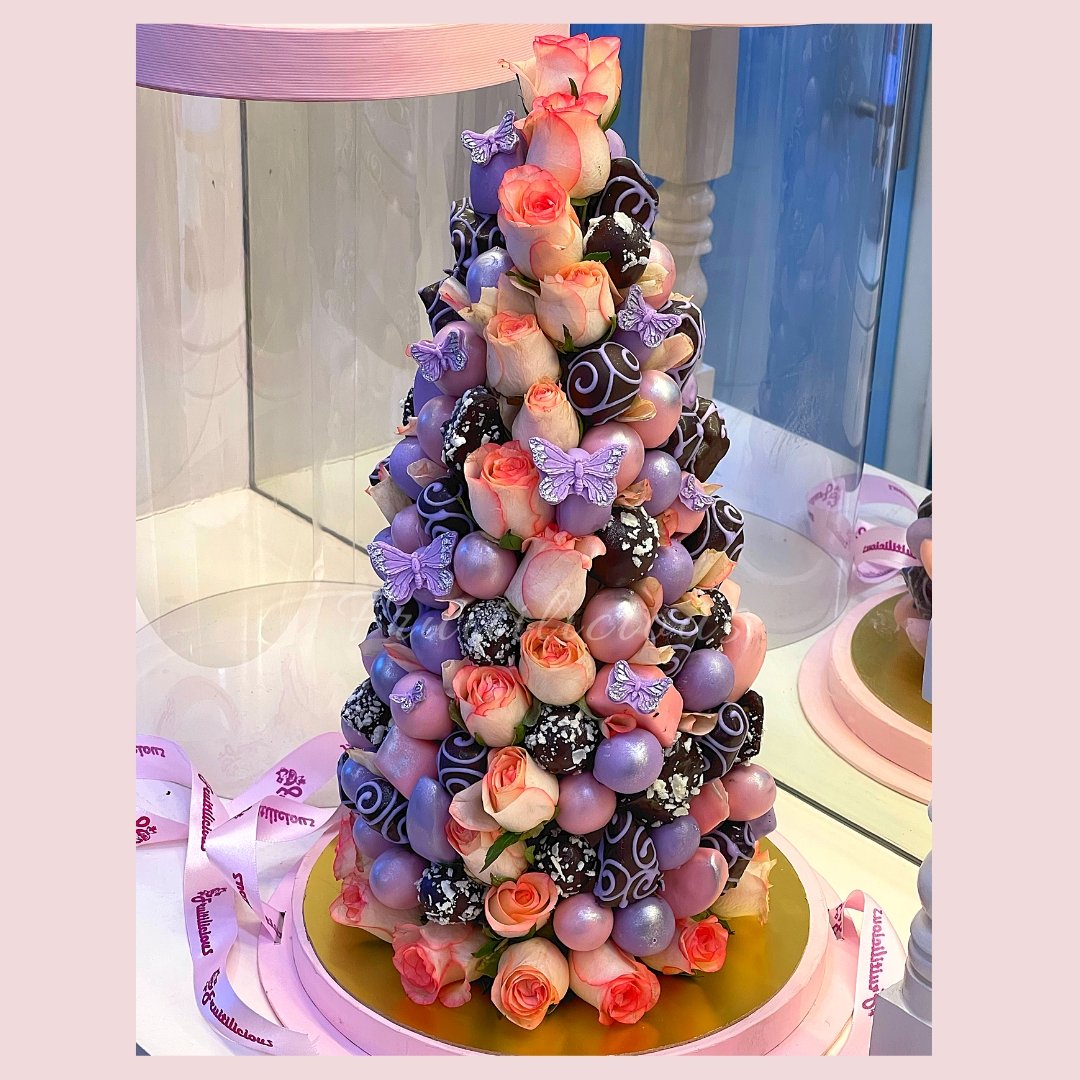 Chocolate covered strawberry Tower 