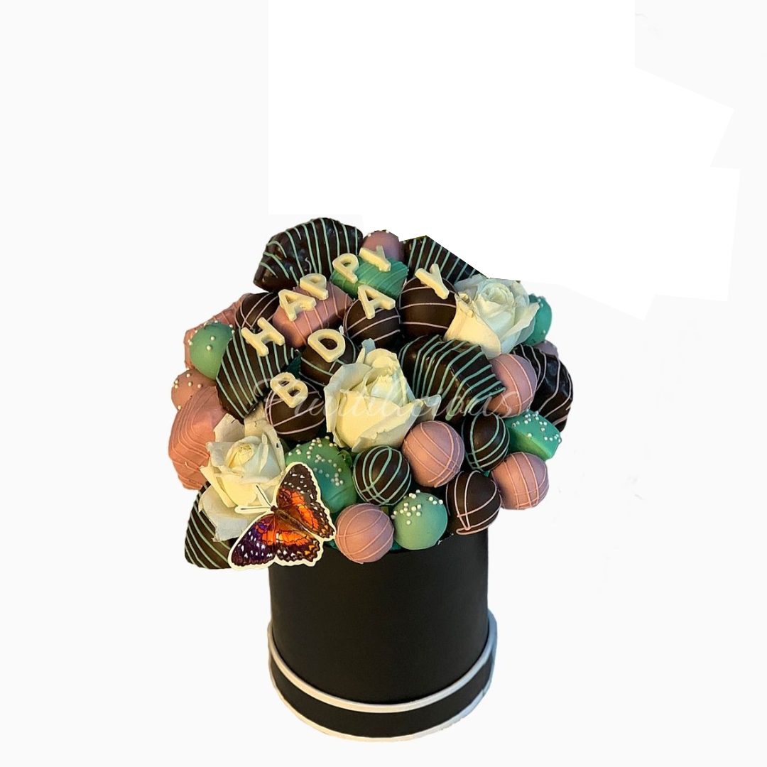 Chocolate dipped Fruit Bouquet 