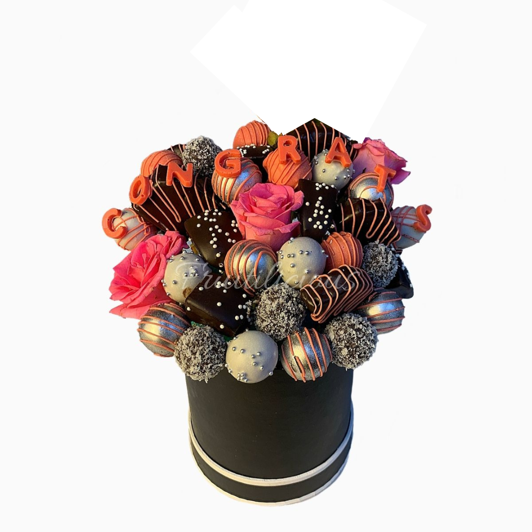 Chocolate dipped Fruit Bouquet 