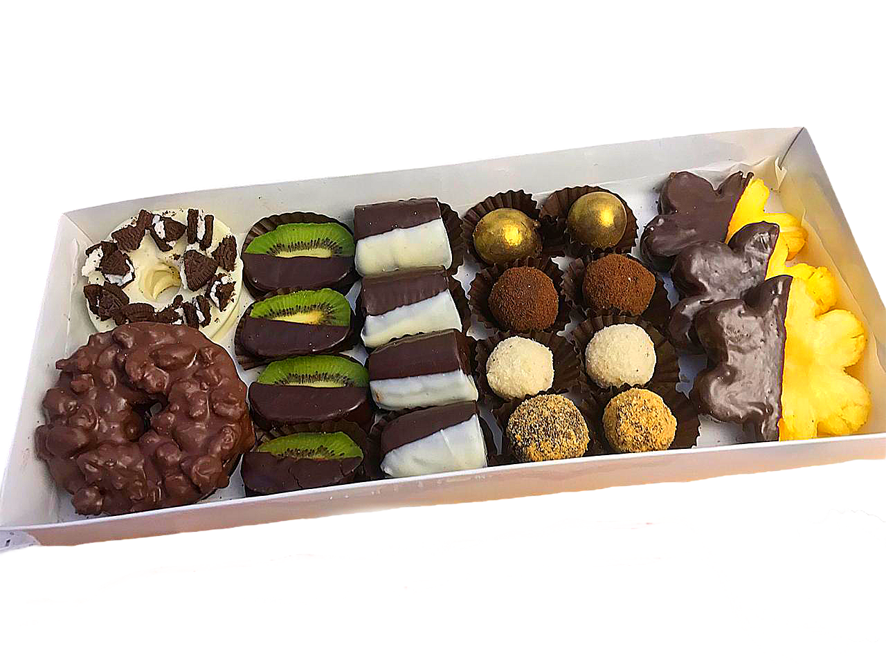 Chocolate covered fruits