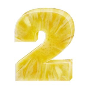 Edible Pineapple Numbers