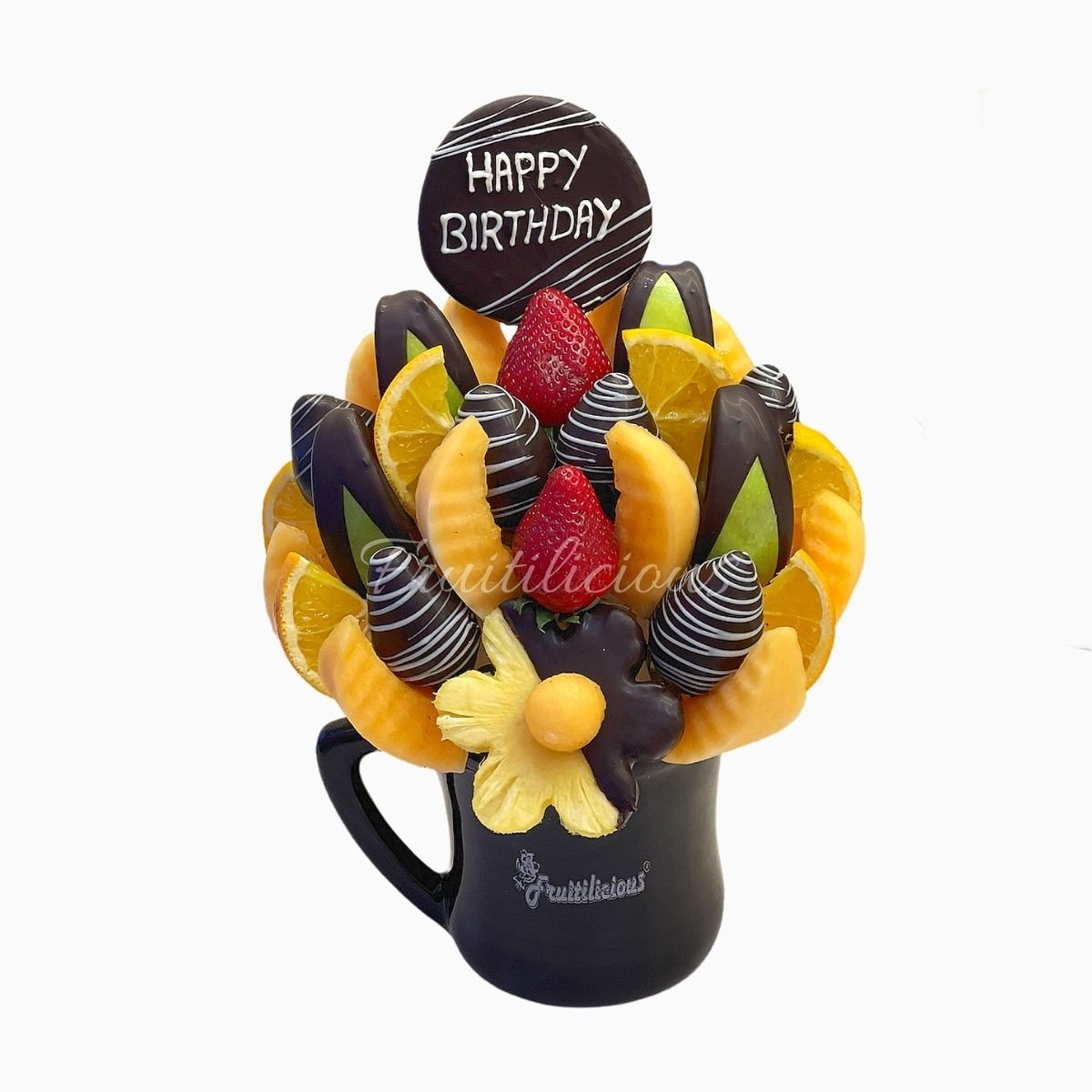 Fruit bouquet for birthday