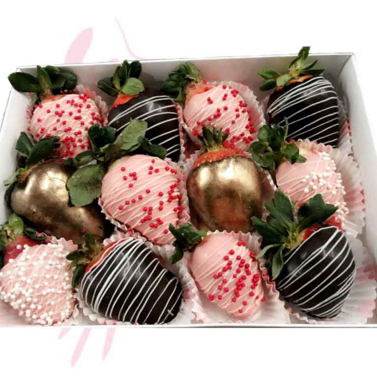 Pink Glam Berries (12 Pcs) - Fruitilicious.in